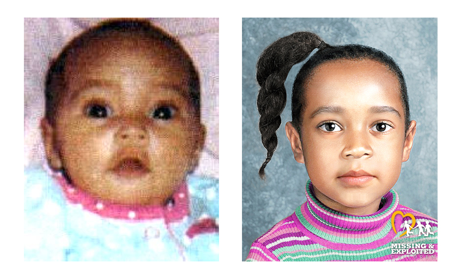 zaylee as a baby and zaylee age progressed